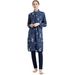 Verve Long Digital Print Muslim Swimsuit Hui Ethnic Conservative Three-Piece Sports Swimwear Set S016_ecoleips.com