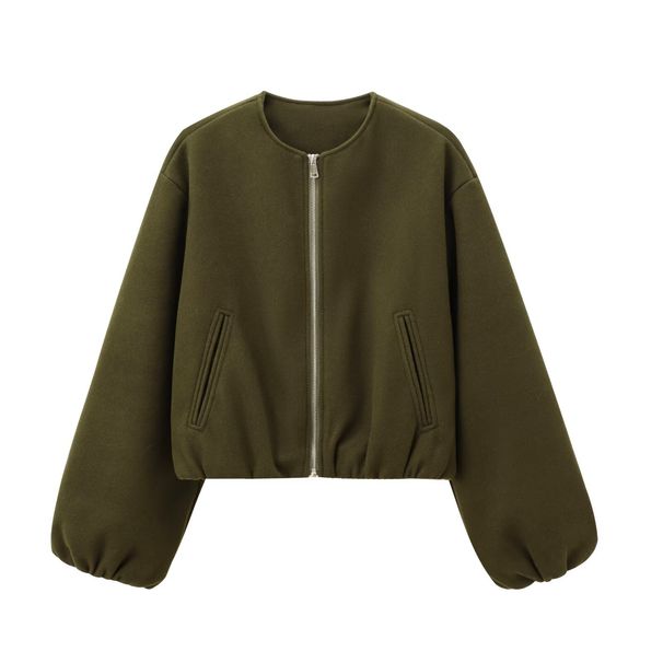 Women's Clothing Design Soft Bomber Jacket_ecoleips.com