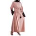 New 2025 Spring Muslim Women's Embroidered Sequin Cuff Robe_ecoleips.com