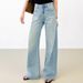 Women's Clothing High Waist Wide Leg High Count Cotton Jeans Retro Washed Loose Straight Trousers For Women_ecoleips.com