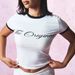 Summer Short Sleeve T-Shirt Women Sexy Hot Girl Y2K Slim Fit round Neck Printed Letter Pattern European And American Cross Border Top_ecoleips.com