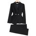 Women's Clothing Professional Suits For Spring Sophisticated Work Attire For Exams Interviews Commuting Formal Wear Jewelry Stores Beauty Salons_ecoleips.com
