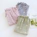 2026 New Women's Spring/Summer Sleeper Pants 100% Cotton Gauze Heart Shaped Thin Printed Pants Home Pants Lounge Wear_ecoleips.com