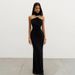 Verve 2025 Spring/Summer New Women's Solid Color High Neck Elegant Sleeveless Slim Fit Bodycon Dress_ecoleips.com