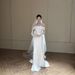off the Shoulder Satin Wedding Dress 2026 Simple Elegance Understated Luxury Forest Inspired Slimming Train Gown Perfect for Going out Morning Robe Style Spring Style_ecoleips.com