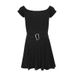 AC863 Sexy Square Neck Summer French Style High-End Elegant Socialite Waist-Cinching Slimming Pleated Mini Dress_ecoleips.com