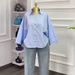 Women's Clothing Fashion Lapel Casual Shirt Loose Fit Summer Style Niche Top Blouse_ecoleips.com