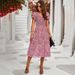 Self-Developed And Designed Elegant Commuter Evening Gowns For All Seasons, Flowing Mid-Sized A-Line Dresses, And Floral_ecoleips.com