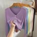 Women's Clothing V Neck Knitted Cardigan Women's Outerwear Jacket Spring And Summer Thin Shawl Sun Protection Top_ecoleips.com
