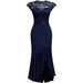 Women's Clothing Women's Lace Dress Evening Dress Bridesmaid Hip Fishtail Skirt_ecoleips.com