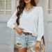 Diyun 2025 Spring/Summer Cross-Border European And American Women's Casual Vacation Style Solid Color Jacquard Long_ecoleips.com