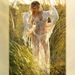 Women's Clothing White Deep V Neck Long Sleeved Dress Perspective Sexy Lace Wedding Dress Dress Tail Long Skirt_ecoleips.com