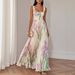 Women's Clothing Women's Pleated Floral Maxi Dress Digital Print For Formal & Casual For Women Casual Fashion Hollow Out Knit_ecoleips.com