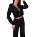 Women's Clothing Y2K Rhinestone Hooded Sweatshirt Cardigan High-Waisted Slim Fit Sweatpants Set American Style Casual Fashion_ecoleips.com