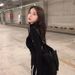Casual Sports Pants With Side Stripes, Zippered Half-high Collar Sweatshirt Women, Long-sleeved, Slim-fit, Suitable_ecoleips.com