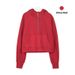 Women's Fleece Lined Half Zip Hoodie Oversized Scuba Pullover for Yoga Lounge And Street Style 30 Colors Available S-XXXL_ecoleips.com