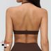 Women's Clothing Nude Yoga Bra Crossover V Neck Backless Fitness Running Sports Bra For Women Fashion For Formal & Casual For Women_ecoleips.com