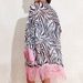 Women's Long-Sleeved Tassel Bikini Cover Up One Piece Sun Protection Swimsuit Print Summer_ecoleips.com
