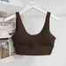 Women's Clothing Style Women's Sports Bra Nude Shockproof Semi Fixed Running Fitness Vest Beautiful Back Yoga Fitness Bra_ecoleips.com