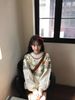 girl Feil Island Design Women, Autumn And Winter New Lazy Style, High-end Feel, Lantern Sleeve, Loose Mori Style Knitted_ecoleips.com