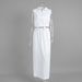 Women's Clothing Sleeveless Vest Dress Set Japanese Korean Style Lapel Zipper Design Casual Skirt With Slit Spring Summer_ecoleips.com