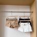 Khaki Cargo Shorts for Women High-Waisted Slimming Straight Leg Summer 2025 Style Versatile Bodycon Hot Pants_ecoleips.com