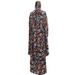 New Style Premium Printed Dubai Elegant Casual Women's Headscarf And Robe Two-Piece Set_ecoleips.com