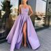 Women's Clothing Dress Performance Costume Sexy Top Slit Long Banquet Host Evening Dress_ecoleips.com