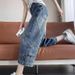 Women's Thin Patchwork Curved Blade Jeans Wide Leg Pants American Style Cropped Petite Summer 2026_ecoleips.com