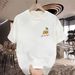 2025 Summer Loose Men And Women Pullover 100% Cotton Short Sleeve T-shirt_ecoleips.com