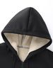 Premium Thickened Winter Coat For Men - Polyester Hooded Long Sleeve Outerwear With Relaxed Fit, Business Casual Style (Gray, Black)_ecoleips.com