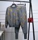 Leaf Sequin Knit Set – Long Sleeve Sweater & Lounge Pants (S-XXL) | Retro & Statement_ecoleips.com