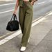 Women's 3-Piece Casual Lounge Set, Zip-Front Jacket With Large Pockets, Sleeveless Tank Top, And Drawstring Pants_ecoleips.com