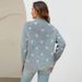 Aria Basics Aria Basics Mao Yu Xue Nier Love Heart European And American Style Women's Sweater 2023 Autumn/Winter New Half-High Collar Loose_ecoleips.com