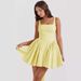 European And American 2026 Spring/Summer French Style High-End Solid Color Bow Backless Strap Dress For Women_ecoleips.com