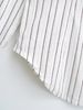 Women's Stylish Striped Long Sleeve Shirt - Slim Fit Turn-Down Collar Blouse, Elegant & Versatile For Spring & Summer_ecoleips.com