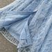 "French Retro Elegant Stand Collar Dress – Embroidered Mesh, Slimming Waist & Single-Breasted Design For Timeless Sophistication"_ecoleips.com