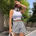 2026 Cross-border Vertical Striped Mid-Waist Wide-Leg Pants Women's Elegant Commuting European And American Style_ecoleips.com