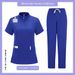 Women's ClothingHot Selling Plus Size Unisex Doctor And Nurse Washing Clothes Nurse Uniform Solid Color Stand Collar Design Suit_ecoleips.com