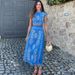 D9790 Women's Fashion Casual Print Vacation Style Long Dress Two-Piece Set_ecoleips.com