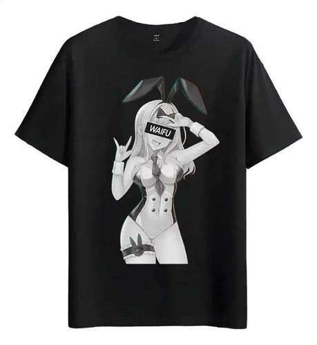 Women's T-Shirts Tshirt Muscle Freaks Bunny Girl Estilo Waifu Anime Manga_ecoleips.com
