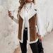 Women's Long Sleeveless Shearling Vest Coat – Trendy Faux Fur Layering Jacket With Button Closure & Pockets_ecoleips.com
