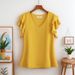 Plus Size Short Sleeve New Chiffon Summer Blouse Women's Versatile Belly Covering Loose Double Layer Stylish Top_ecoleips.com