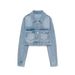 Women's Denim Jacket Long Sleeve Short Length Casual Blouse Coat For Spring Autumn Fashion Outerwear_ecoleips.com