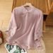 2026 Summer: A Retro-Style Women's Top With A Slanted Front Design, Made Of Cotton-Linen Fabric Featuring Traditional Ch_ecoleips.com