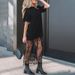 Women's Casual Solid Color Lace Panel Maxi T-Shirt Dress – Summer Lounge Gown 2026_ecoleips.com