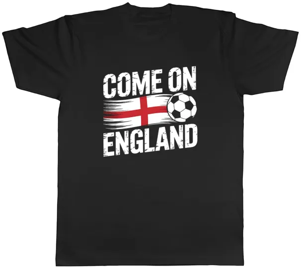 Women's T-Shirts Come On England Supporter Football Fan Mens T-Shirt Tee Gift Top_ecoleips.com