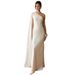 Muslim Evening Dress Elegant Off-Shoulder Summer Dress For Women Slim Fit With Ribbon Backless Design_ecoleips.com