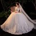 off the Shoulder French Style Wedding Dress Elegant Slimming 2025 New Style Cross Border D30 Wholesale Women's Clothing Party Wear_ecoleips.com