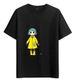 Women's T-Shirts Tshirt Muscle Freaks Coraline Doll Estilo Cartoon Animation_ecoleips.com